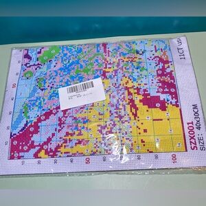 Stamped Cross Stitch Kit 11CT‎ SZX001 Printed Fabric Embroidery DIY Craft